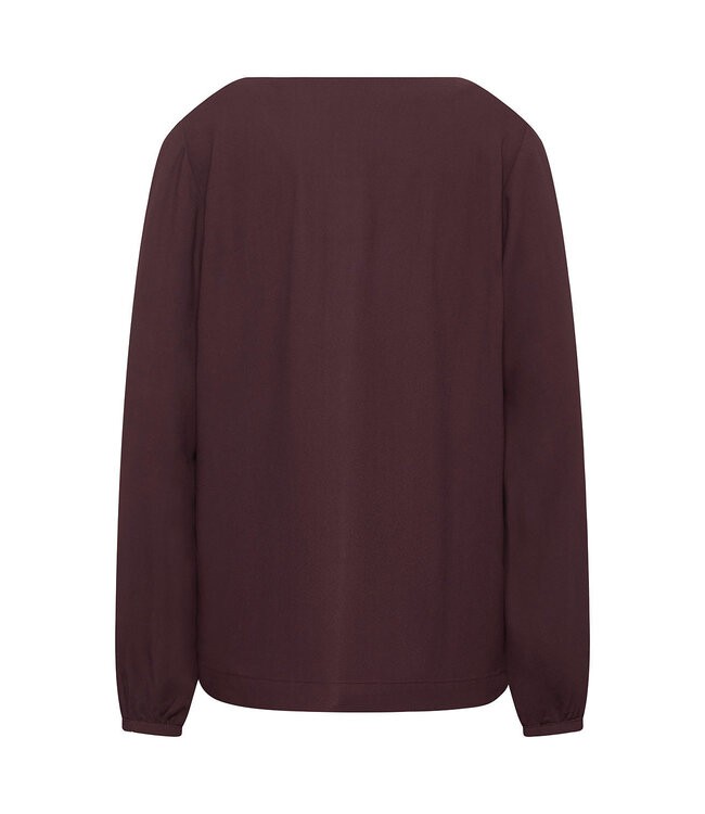 Tranquillo •• EcoVero™ blouse | plum from De Groene Knoop