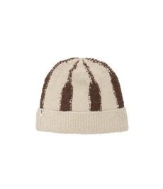 INTI Knitwear •• Hat Torre | HW2481 | cacao-marfil via De Groene Knoop