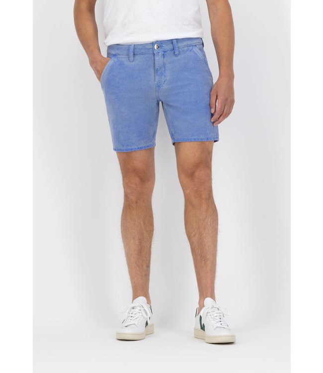 MUD Jeans •• denim Short Luca | sky blue from De Groene Knoop