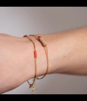 JULES BEAN •• Armband SUMMER BREEZE | goud from De Groene Knoop