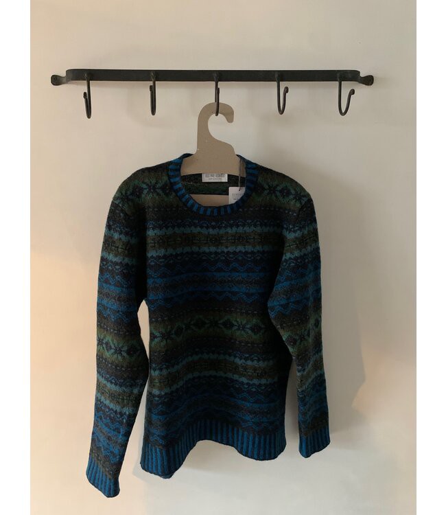 ERIBÉ •• brodie sweater | kingfisher from De Groene Knoop