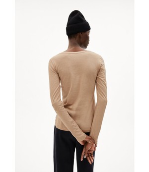 ARMEDANGELS •• ENRICCAA Soft | Longsleeve Slim Fit van biologisch katoen  - Copy from De Groene Knoop