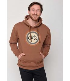 GREENBOMB •• Hoodie Joy Bike Target | Wood Bark via De Groene Knoop