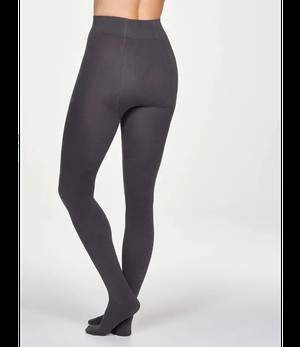 THOUGHT  •• Essential Plain Tights | Graphite Grey from De Groene Knoop