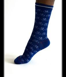 THOUGHT  •• Heren sokken PEYTON BIKE | Navy via De Groene Knoop