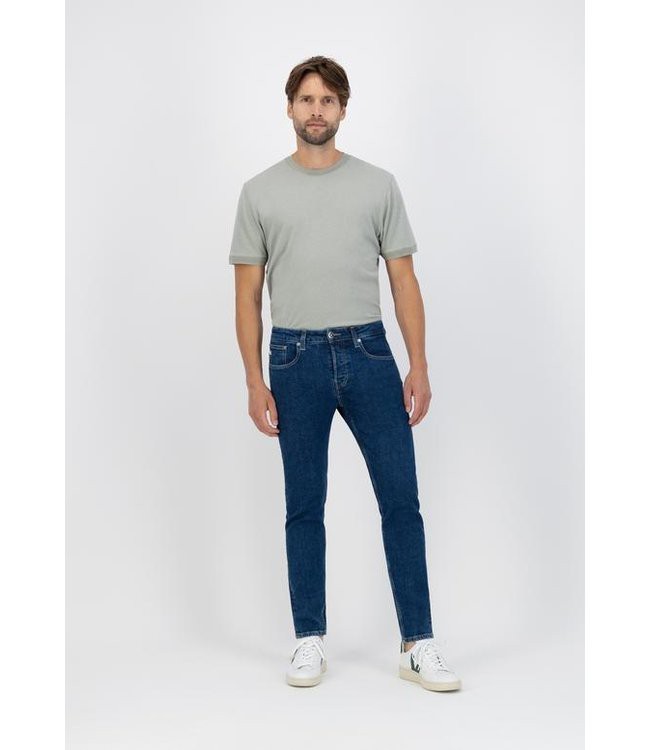 MUD Jeans •• Jeans Slimmer Rick - Stone Indigo from De Groene Knoop