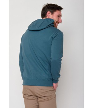 GREENBOMB •• Sweatvest Basic Revel | Blue Stone from De Groene Knoop