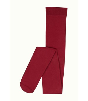 KING LOUIE •• Tights Solid 120 DEN  Cabernet Red from De Groene Knoop