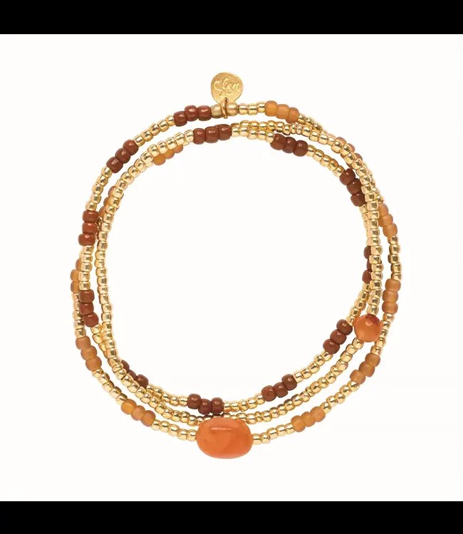 A BEAUTIFUL STORY •• Energetic Carnelian Bracelet GC from De Groene Knoop