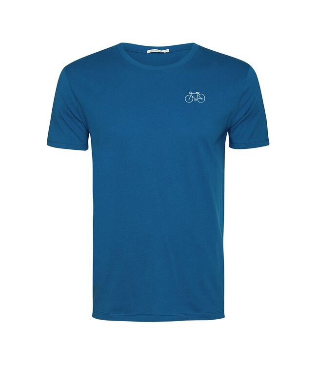 GREENBOMB •• T-shirt Bike Relax Guide | Surf Blue from De Groene Knoop