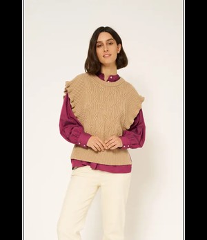 EKYOG •• Pull Momo | beige chine from De Groene Knoop