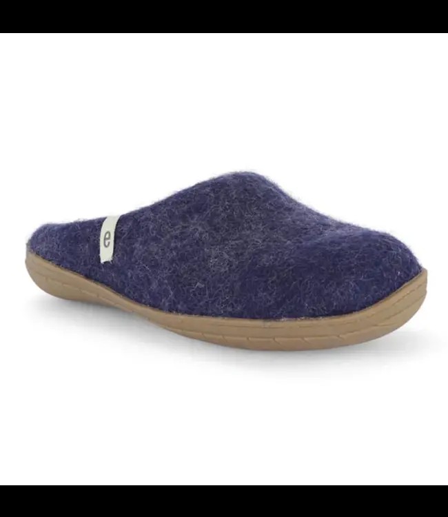 EGOS Copenhagen •• Slipper Rubberen Zool | Blue from De Groene Knoop