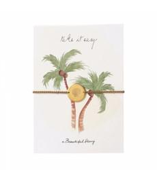 A BEAUTIFUL STORY •• Jewelry Postcard Palmbomen via De Groene Knoop