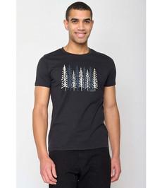 GREENBOMB •• T-shirt Nature Wood Camp | black via De Groene Knoop