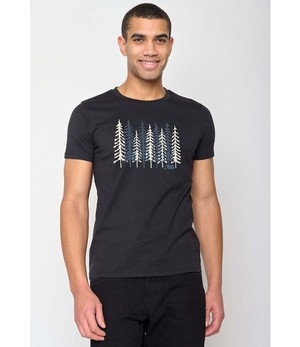 GREENBOMB •• T-shirt Nature Wood Camp | black from De Groene Knoop