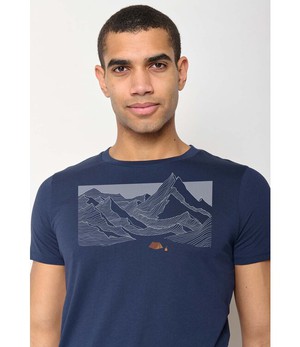 GREENBOMB •• T-shirt Nature Valley Guide | navy from De Groene Knoop