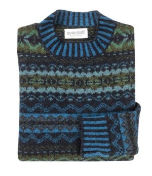 ERIBÉ •• brodie sweater | kingfisher from De Groene Knoop