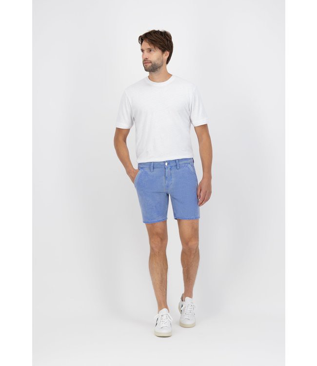 MUD Jeans •• denim Short Luca | sky blue from De Groene Knoop