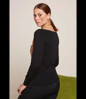 KING LOUIE •• Ivy Top Vida | Black from De Groene Knoop