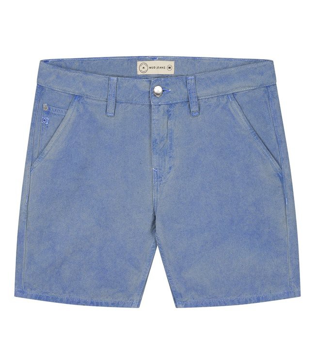 MUD Jeans •• denim Short Luca | sky blue from De Groene Knoop