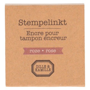 Stempelkussen. roze, 5 x 5 cm from Dille & Kamille