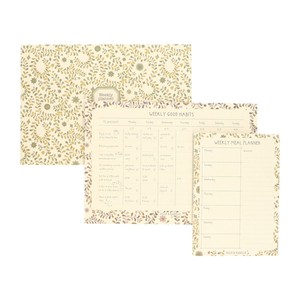 Menuplanner, guirlande, A5 from Dille & Kamille