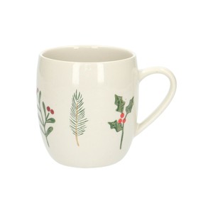 Kerstmok XL, offwhite, kersttakjes, steengoed, 600 ml from Dille & Kamille