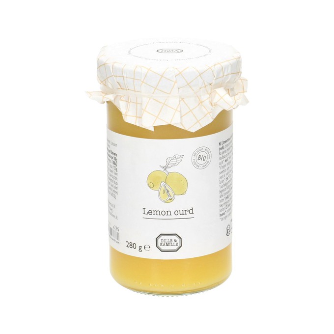 Lemon curd, biologisch, 280 gram from Dille & Kamille