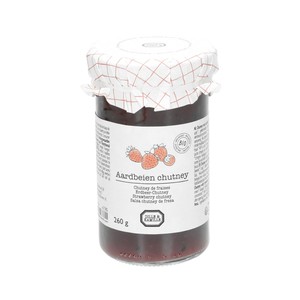 Aardbeienchutney, biologisch, 260 gram from Dille & Kamille