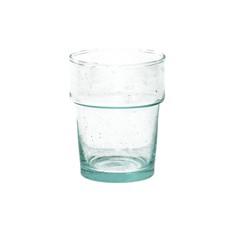 Stapelbaar glas, gerecycled handgeblazen, 175 ml via Dille & Kamille