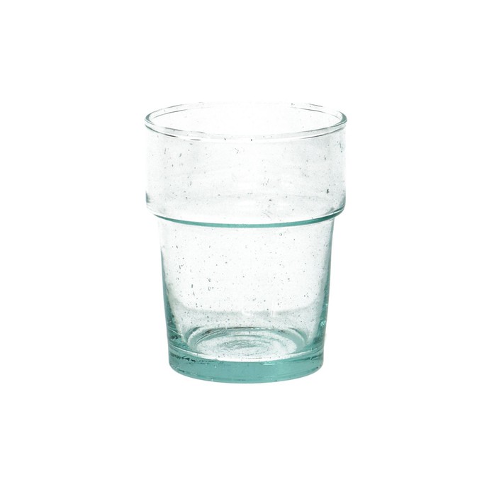 Stapelbaar glas, gerecycled handgeblazen, 175 ml from Dille & Kamille