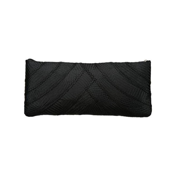 Riza Clutch Banded Black from Disenyo