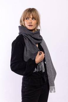 Amy Wool Scarf | Anthracite via Elements of Freedom