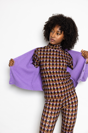 Montana Cardigan | Purple from Elements of Freedom