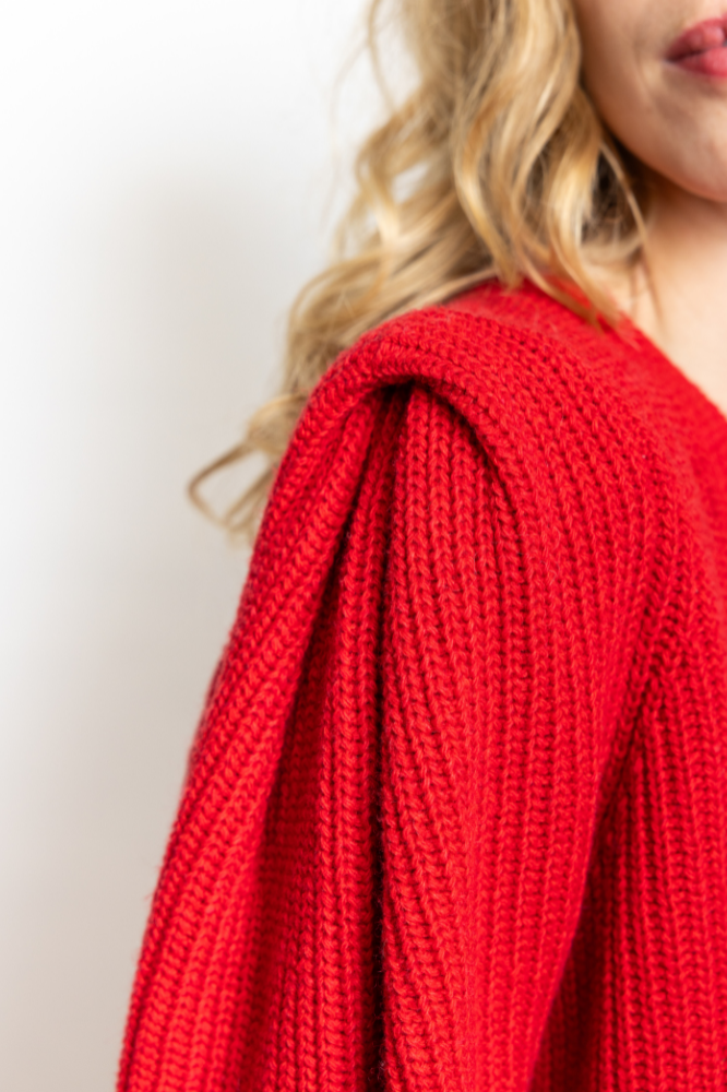 Montana Cardigan | Red from Elements of Freedom