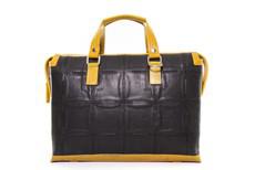 Leather Metropolitan Bag via Elvis & Kresse