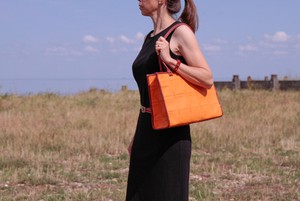 Whitstable Leather Tote Bag from Elvis & Kresse