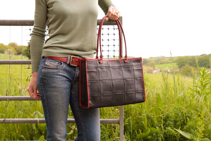 Whitstable Leather Tote Bag from Elvis & Kresse