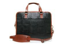 Leather Compact Briefcase via Elvis & Kresse