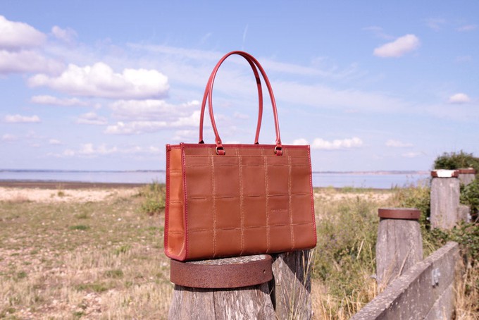 Whitstable Leather Tote Bag from Elvis & Kresse