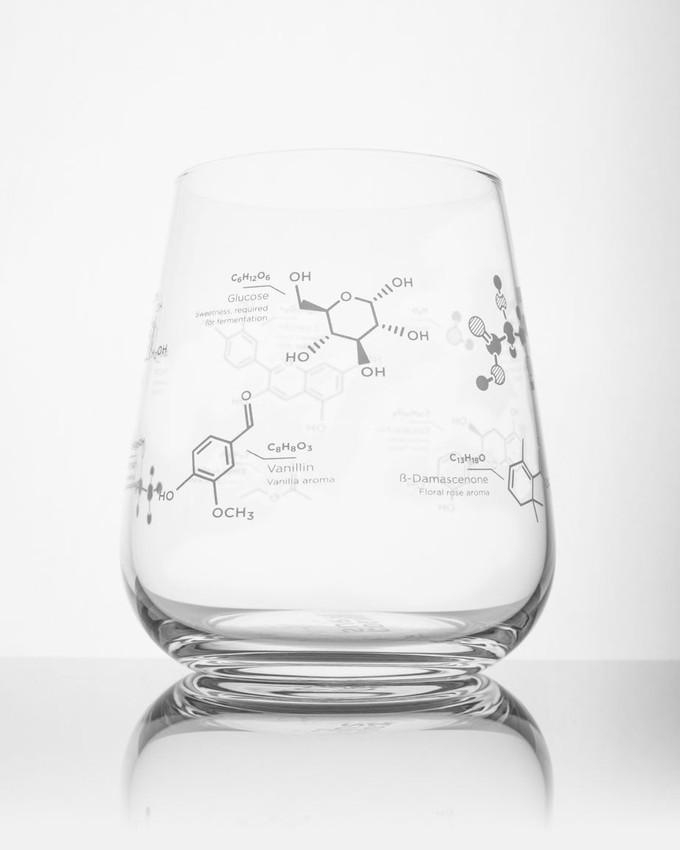 Wijnglas "The chemistry of wine" from Fairy Positron