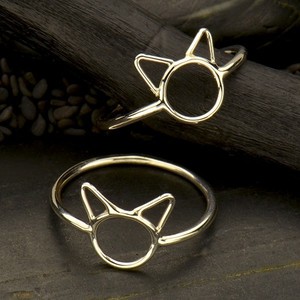 Zilveren ring kat from Fairy Positron