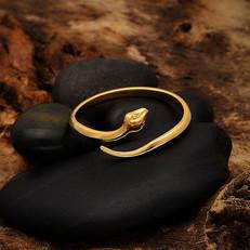 Bronzen ring slang (klein) via Fairy Positron