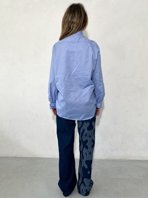 Harper Upcycled Button Up Shirt from Fanfare Label