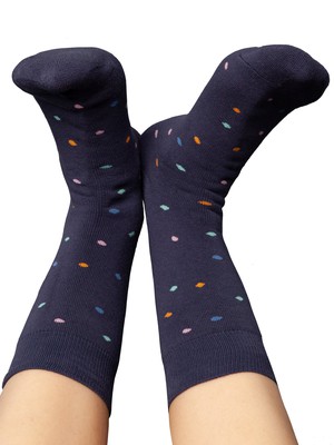 Warm cuddly socks with organic cotton confetti thundercloud from FellHerz T-Shirts - bio, fair & vegan