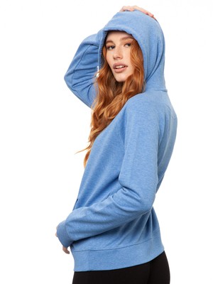 Hoodie Blue melange from FellHerz T-Shirts - bio, fair & vegan