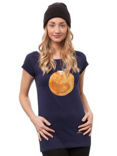 Moon Girl Cap Sleeve midnight via FellHerz T-Shirts - bio, fair & vegan