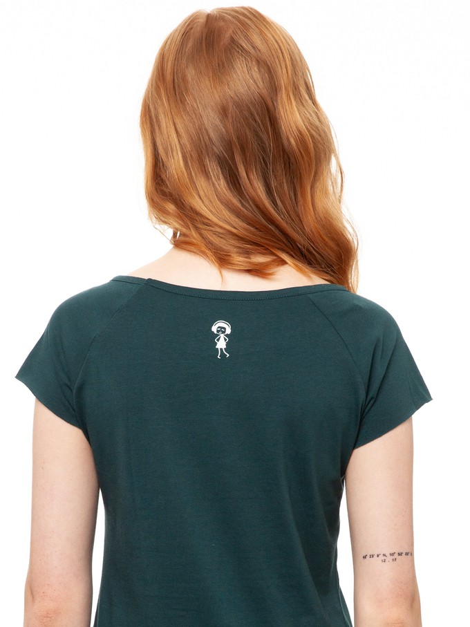 Ankermädl Cap Sleeve deep teal from FellHerz T-Shirts - bio, fair & vegan