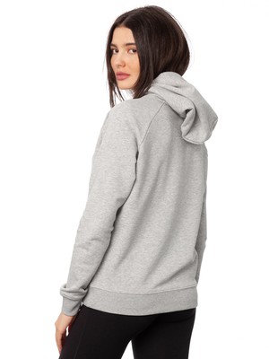 Rainbow Juggleuse Hoodie heather gray from FellHerz T-Shirts - bio, fair & vegan