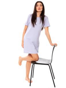 FellHerz T-Shirt Dress lilac via FellHerz T-Shirts - bio, fair & vegan